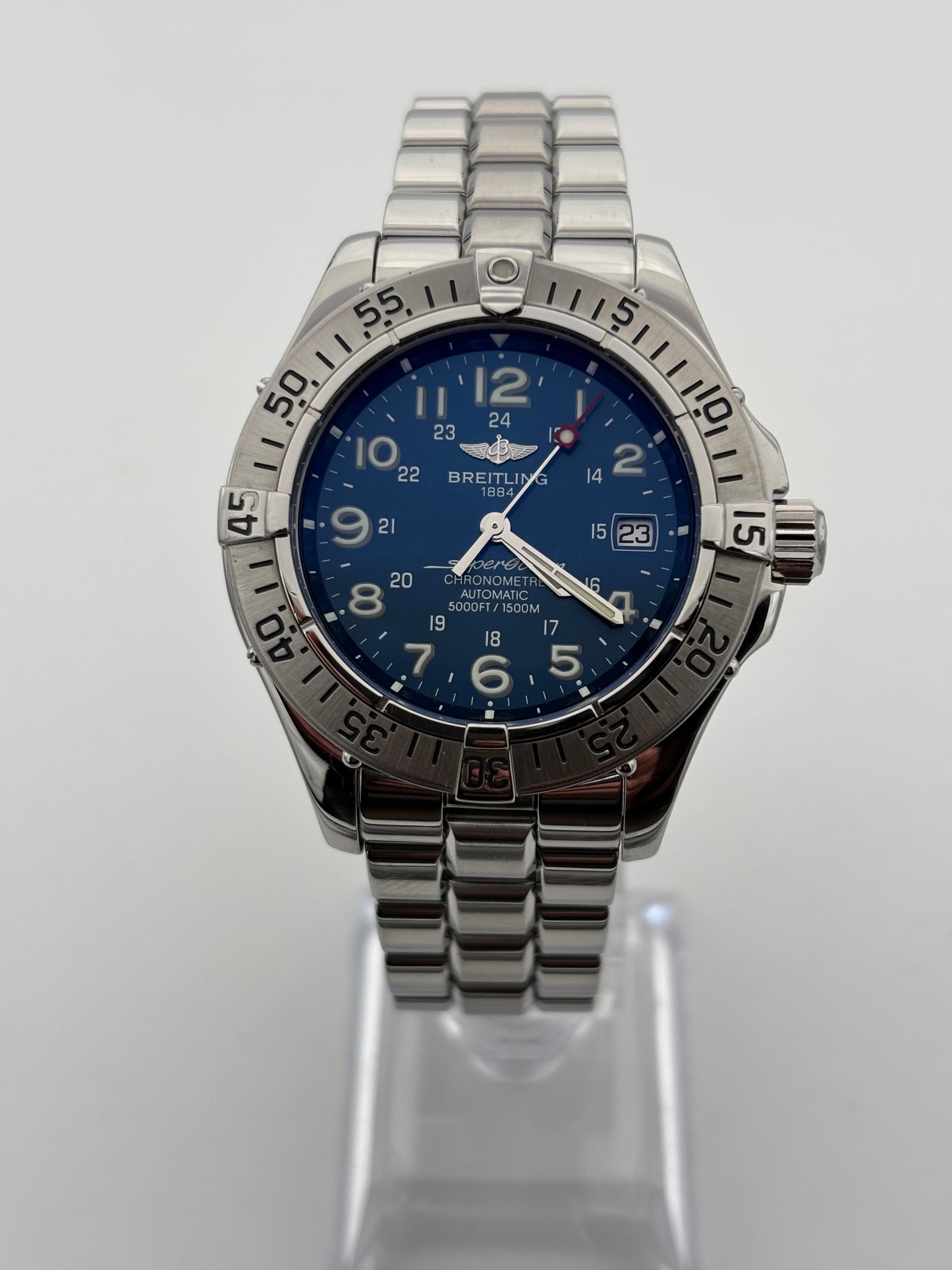 Breitling Superocean, FULL-SET, TOP ZUSTAND, 2004, Service 2022