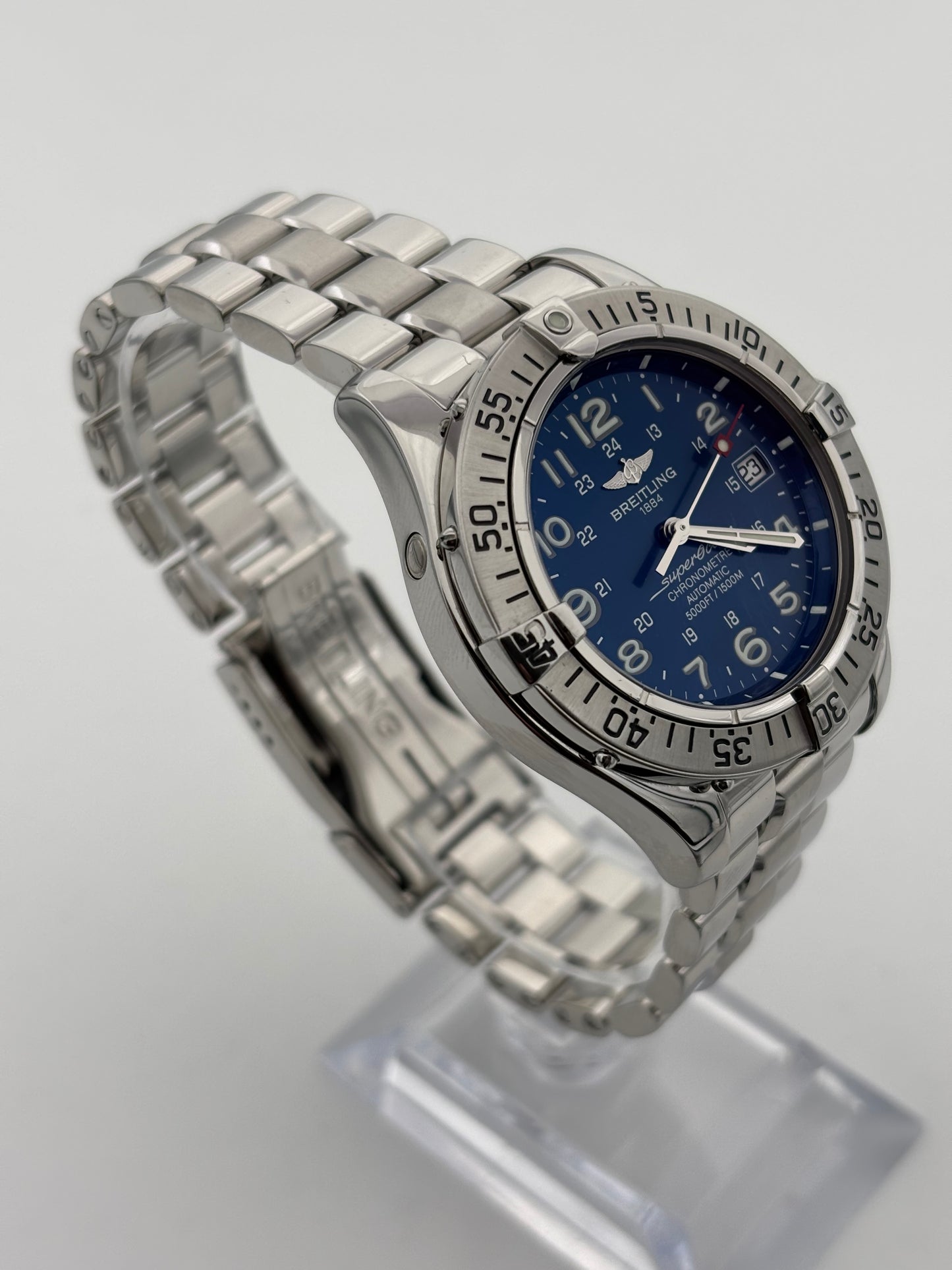 Breitling Superocean, FULL-SET, TOP ZUSTAND, 2004, Service 2022