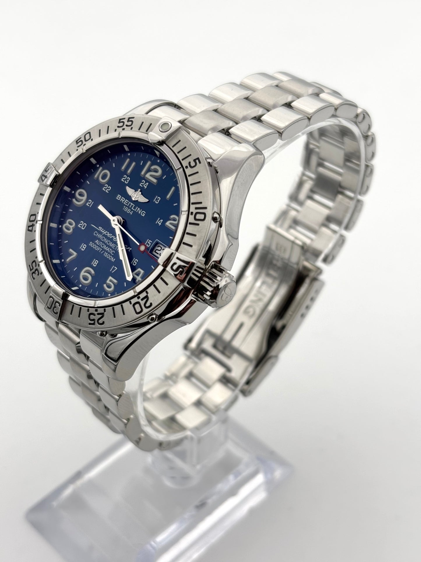 Breitling Superocean, FULL-SET, TOP ZUSTAND, 2004, Service 2022