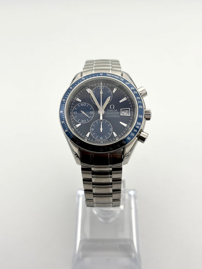 Omega Speedmaster Date, FULL-SET, BLUE, 2012, TOP ZUSTAND