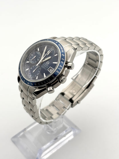 Omega Speedmaster Date, FULL-SET, BLUE, 2012, TOP ZUSTAND