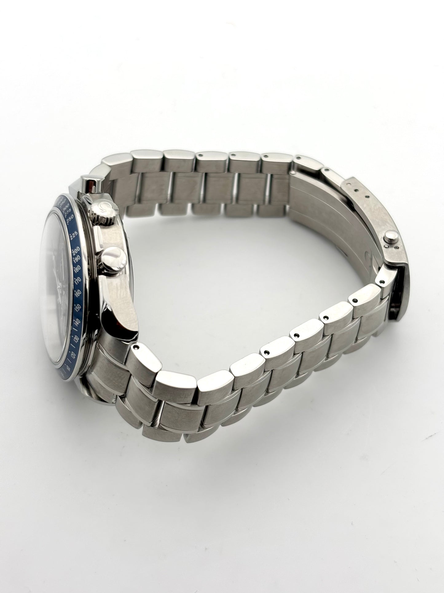 Omega Speedmaster Date, FULL-SET, BLUE, 2012, TOP ZUSTAND