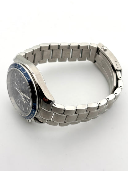 Omega Speedmaster Date, FULL-SET, BLUE, 2012, TOP ZUSTAND